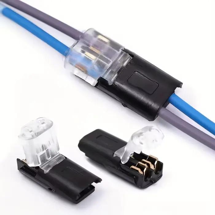 Connecteur Électrique Étanche de 1/2/3 Broches pour Véhicule - Barrette de Bornes Scellée et À l'Épreuve de la