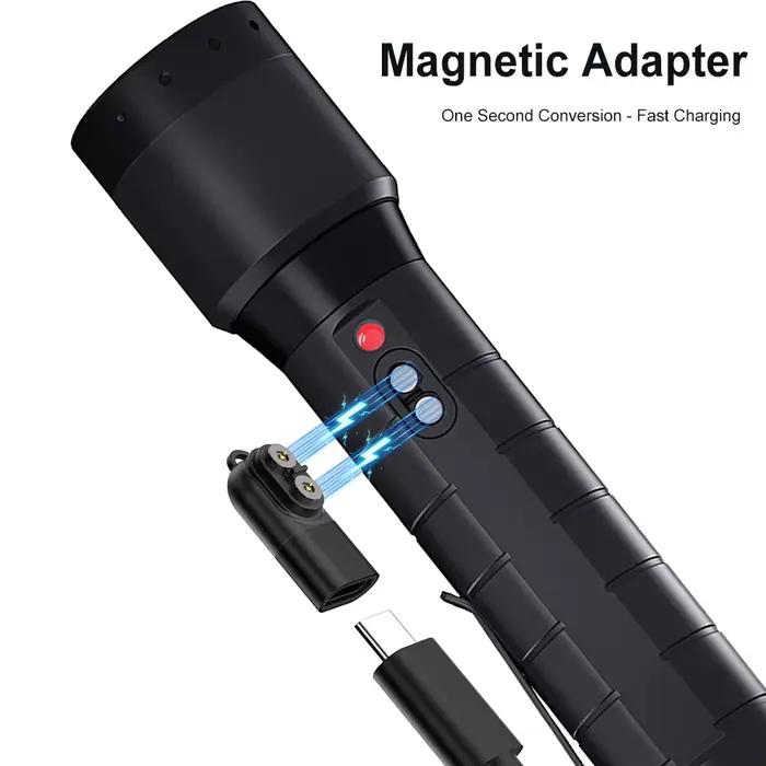 Chargeur USB C compact pour lampes frontales Ledlenser H5R P6R H7R H15R H19R P18R