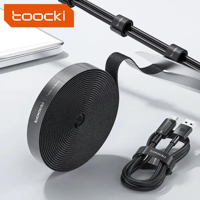 Enrouleur de câble USB Toocki gestionnaire de câbles protecteur pour écouteurs souris et téléphones iPhone Samsung occassions spéciales ordonnancement élégant