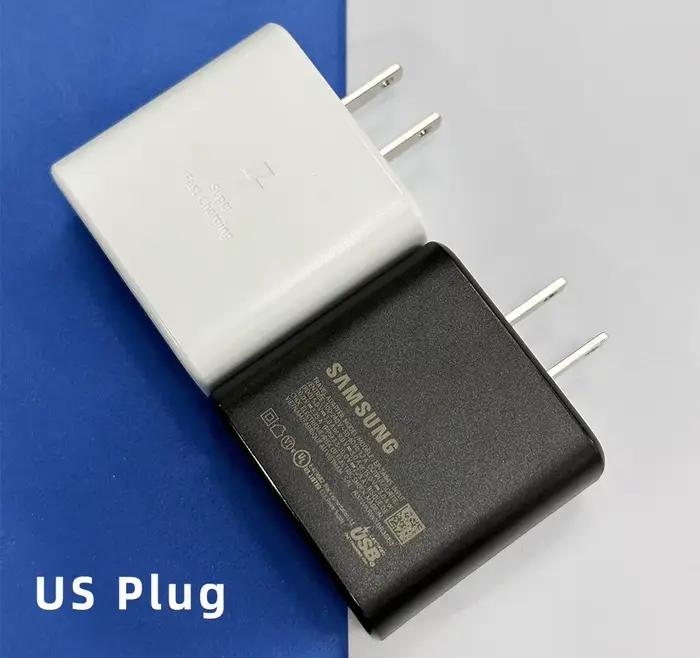 Samsung 45w PD chargeur Cargador 20V 2.25A Usb Tyep C adaptateur de charge rapide ue US Galaxy S25 Ultra 24 Plus S23 A56 A54 onglet S10 S9