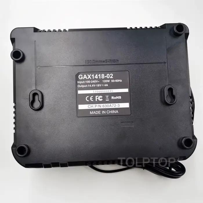 Chargeur de batterie double GAX1418-02 pour Bosch 14.4V 18V compatible avec batteries BAT618 BAT614 BAT609 pour bricoleurs et professionnels