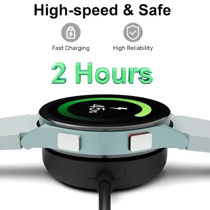 Chargeur magnétique pour Samsung Galaxy Watch 7 FE 6 5 Pro, charge rapide USB C pour Samsung Watch 4 3 2 1, charge universelle