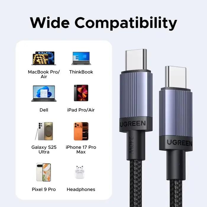 Câble USB-C vers USB-C UGREEN PD3.1 240W