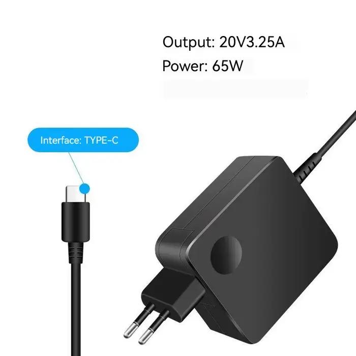 Chargeur adaptateur secteur pour ordinateur portable TYPE-C 20V 3.25A 65W pour ASUS ZenPle14 UM3 Hautement UX3Hautement