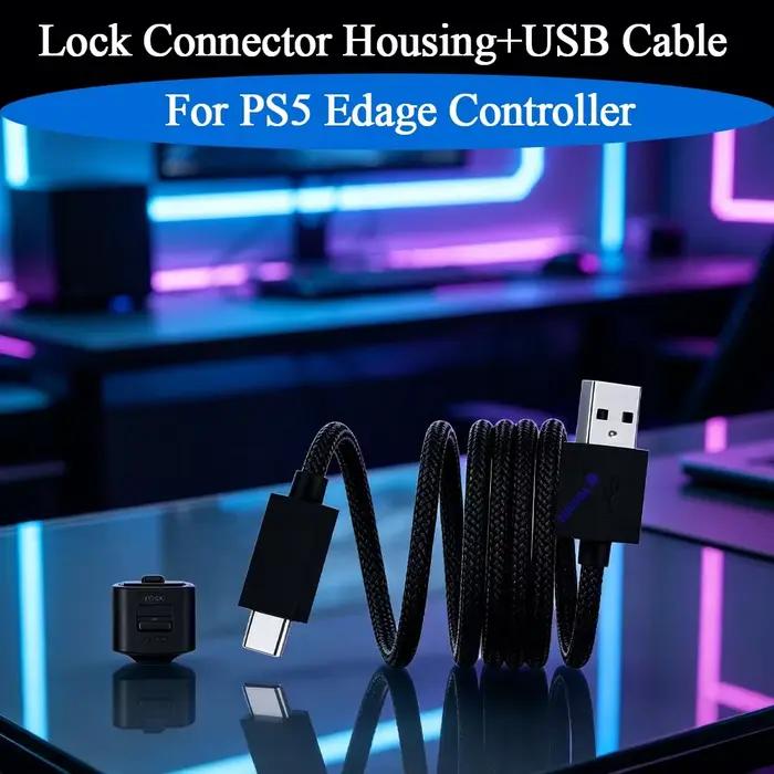 Connecteur de verrouillage 2-en-1 durable avec câble USB de 2