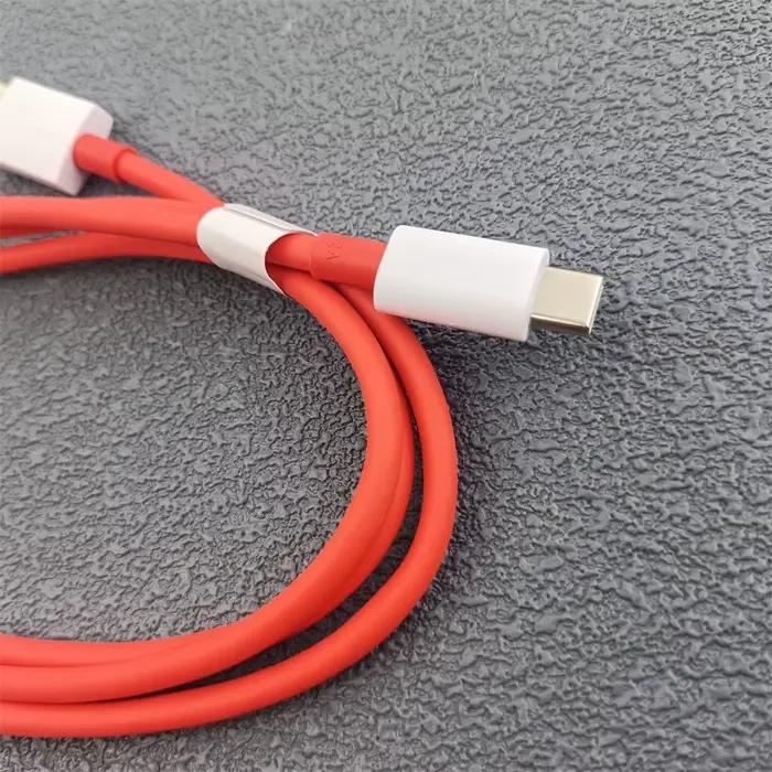 Câble d'origine Oneplus USB-A vers type-c 100W 80W Super Vooc chaîne Charge 12A cordon