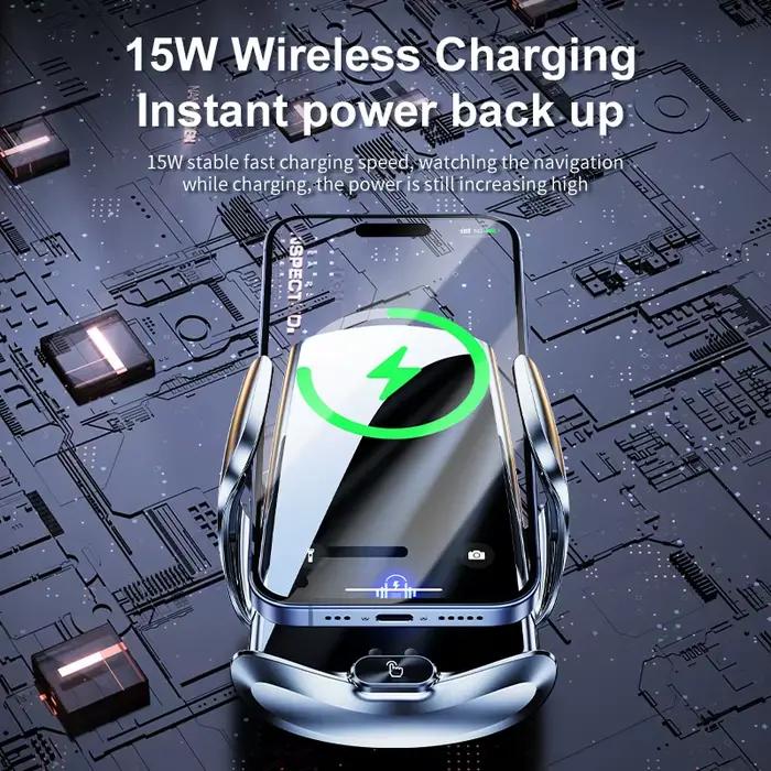 Support de téléphone sans fil pour voiture 15W