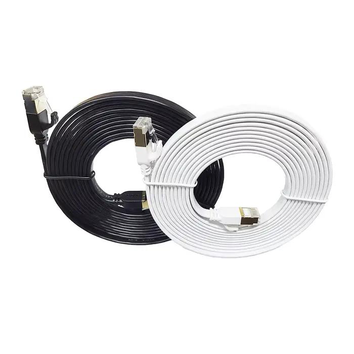 Câble Ethernet 10Gbps 2m 3m 5m Cat7 100ft plat Cat 7