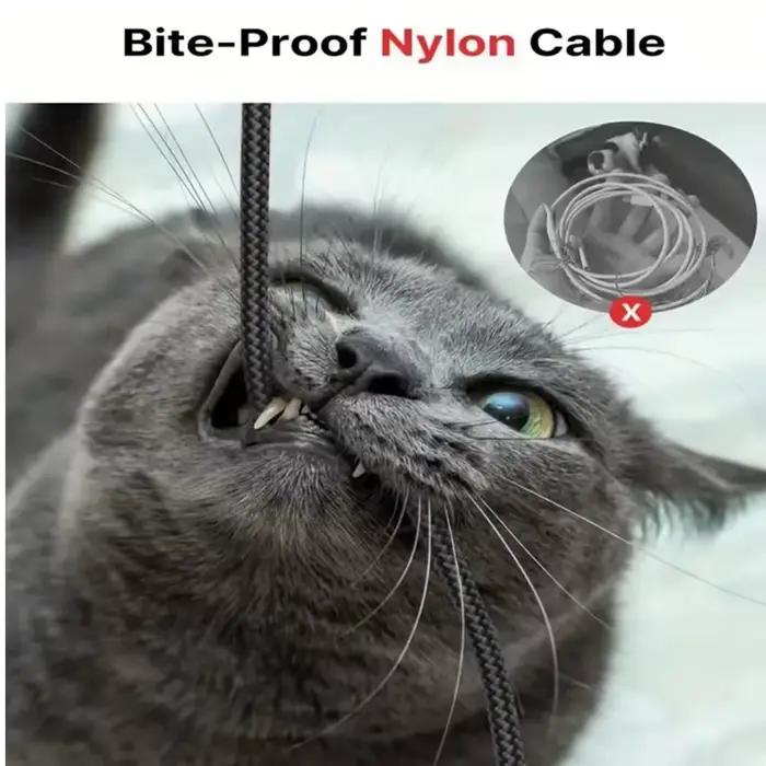 PD 65W 4 5 en 1 USB C câble de charge multi-faixes cordon de données de synchronisation tressé en Nylon USB A/C à Type C/Micro pour iPhone Samsung MacBook