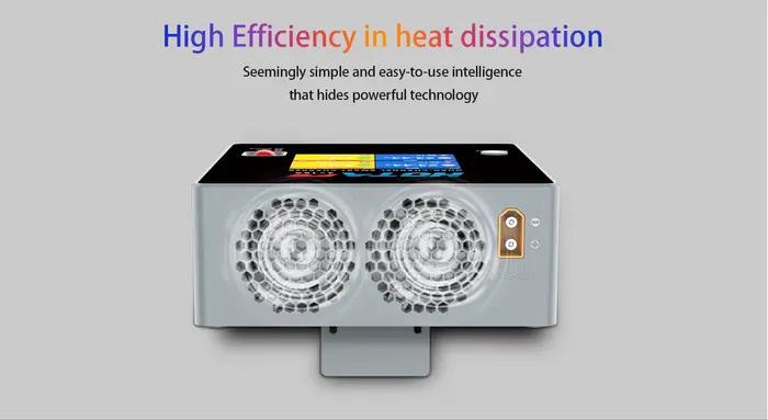 Chargeur d'équilibrage intelligent HOTA F6 1000W 15A 4 canaux Type-C pour batteries Lipo LiIon NiMH