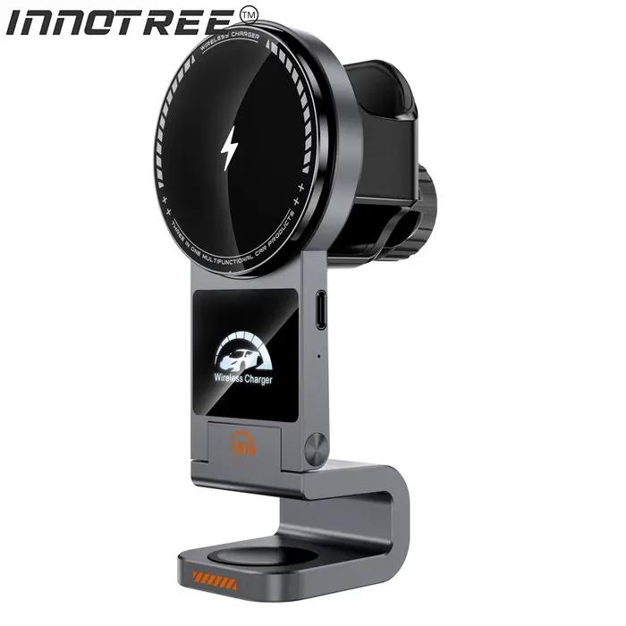 Support de téléphone magnétique sans fil pour voiture