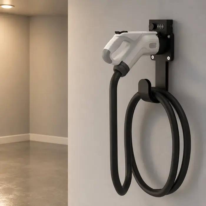 Support mural verrouillable pour chargeur de voiture électrique