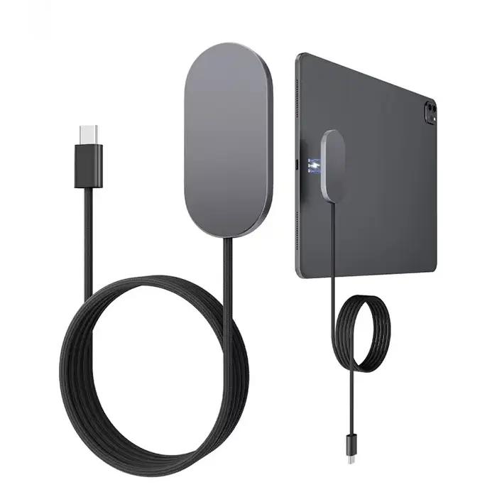 Chargeur sans fil magnétique en aluminium 28W pour iPad Pro/Air