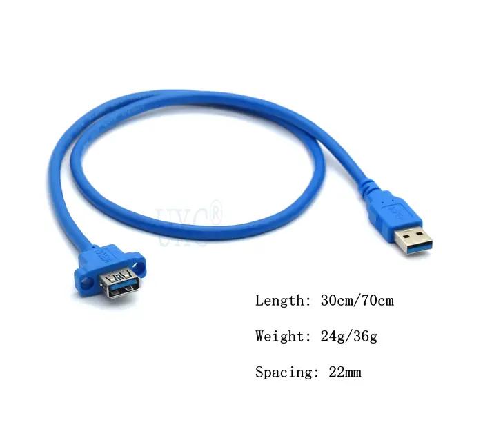 Bochara-Câble d'extension mâle à femelle USB 3.0