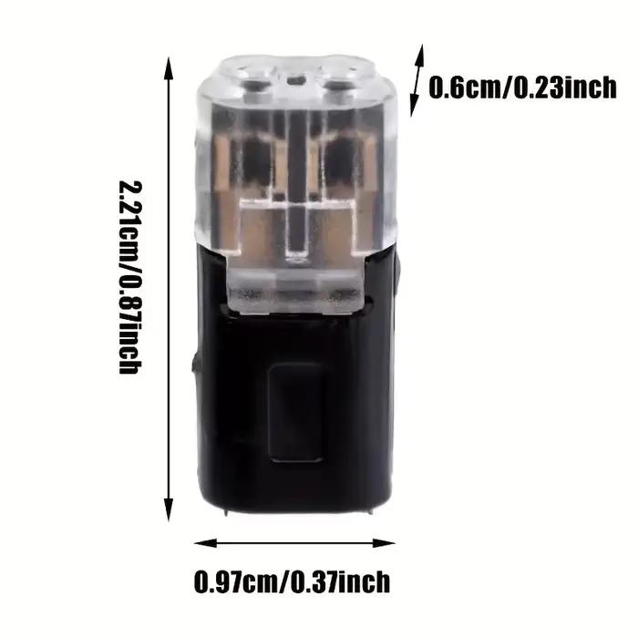 Connecteur Électrique Étanche de 1/2/3 Broches pour Véhicule - Barrette de Bornes Scellée et À l'Épreuve de la