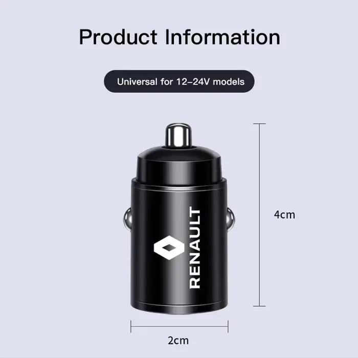 Chargeur de voiture à charge rapide 3.0 Mini PD USB Type-C