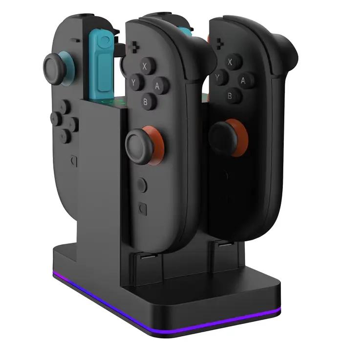 Chargeur pour manettes Joy-Con Switch avec indicateur LED