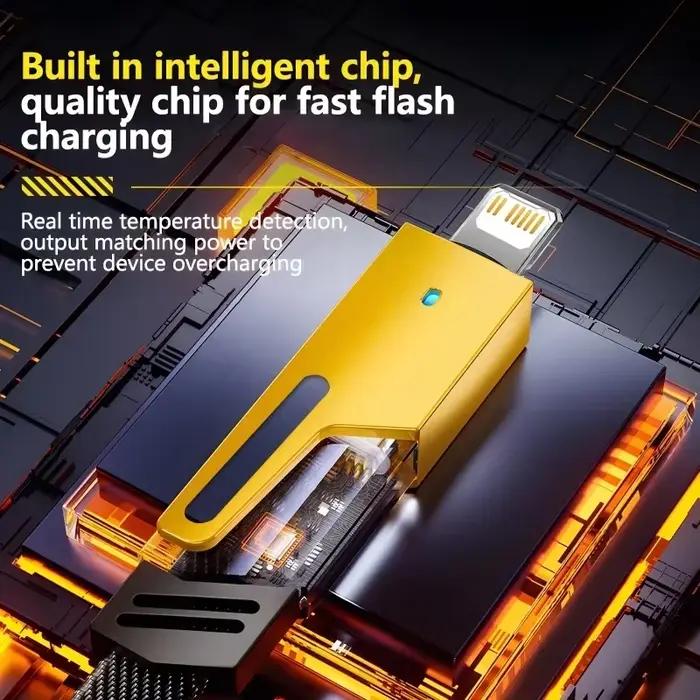Mecha – câble de Charge rapide 4 en 1