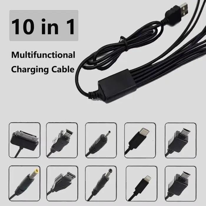 Câble de chargement multiple 10 en 1