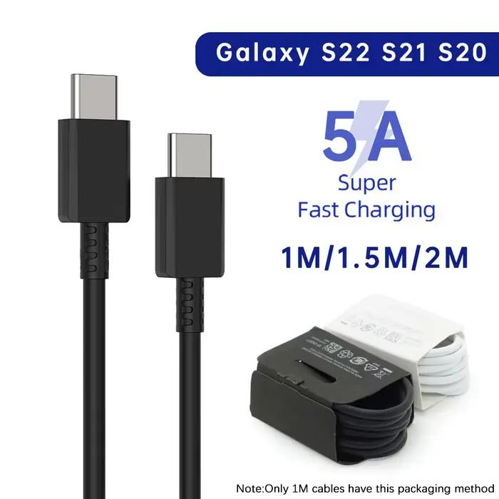 1-2 pièces PD 45W/25W Type C câble pour Samsung Galaxy S20 S21 S22 S23 S24 Ultra Note 10 5G 20 A53 A54