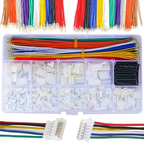 Connecteur PicoBlade Molex mâle-femelle de 1.25mm avec câbles pré-épilés 28AWG pour projets électroniques de bricolage