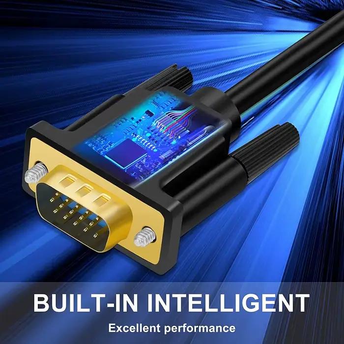 Câble HDMI vers VGA, prise en charge 1080P