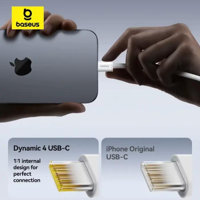 Câble de données de charge rapide Baseus Dynamic 4 USB-C vers USB-C 100W