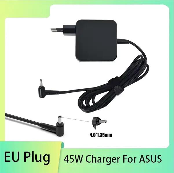 Chargeur d'ordinateur portable pour ASUS 19V 2.37A 45W Zenbook UX303U UX305 UX305F UX410U Vivobook S200 S200E X200 Chromebook C200 C300 occasionnel usage professionnel étudiant cadeau