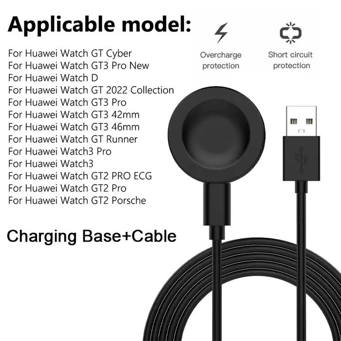 Station de charge magnétique pour Huawei Watch 5 4 3 GT5 GT4 GT3 GT2 PRO élégante pour charge rapide sans fil occasions quotidiennes et cadeaux