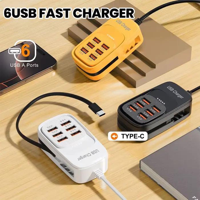 Chargeur USB rapide 6 en 1