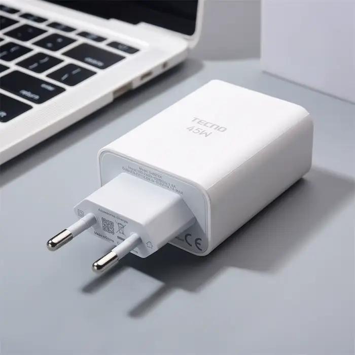 TECNO – chargeur 45W, adaptateur d'alimentation de charge Super rapide