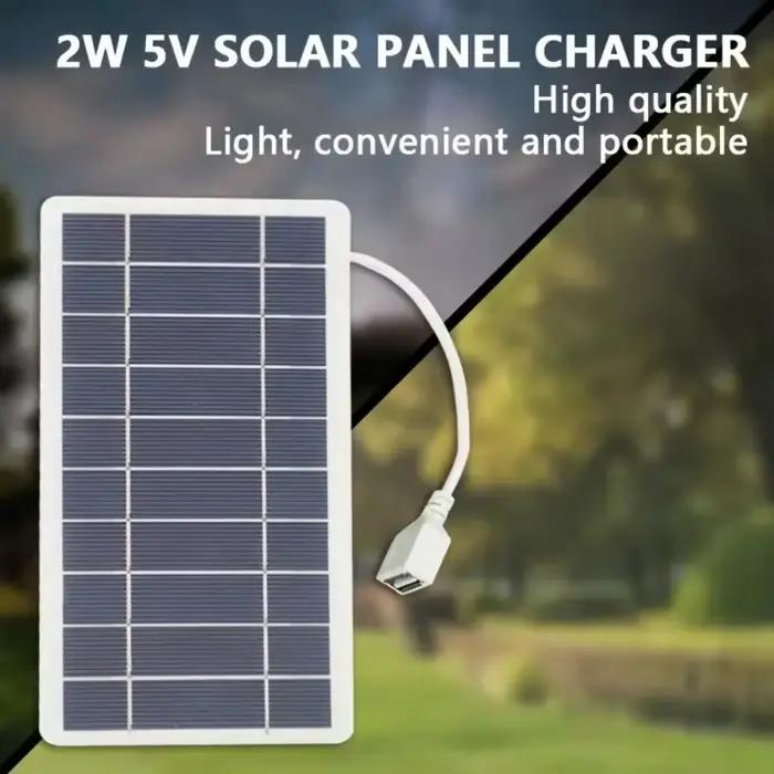Chargeur solaire USB portable sûr et stable pour voyages en plein air camping randonnée ventilation lampe de poche