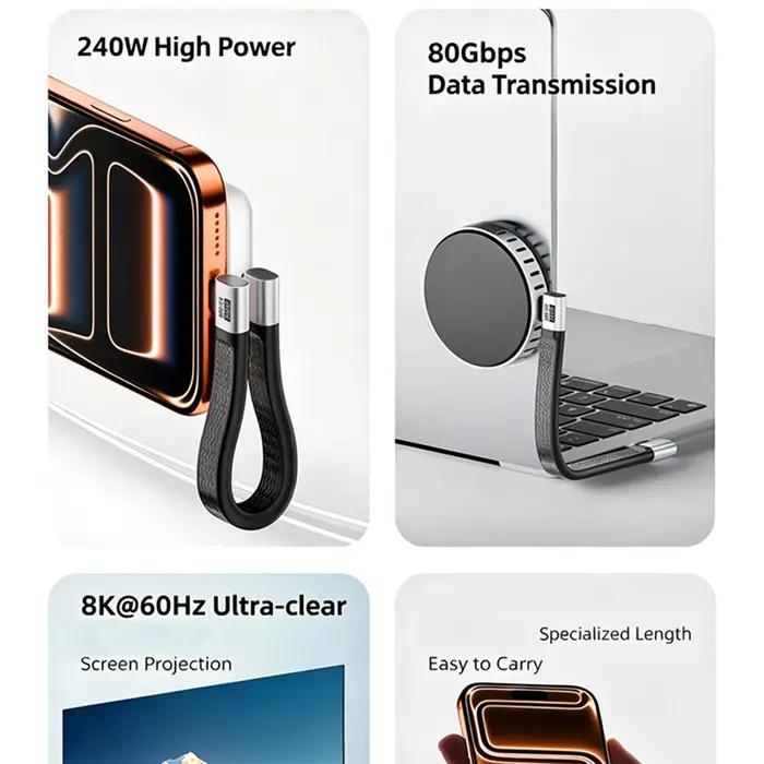 Câble USB4 240W USB-C vers USB-C