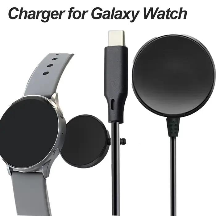 Chargeur magnétique pour Samsung Galaxy Watch 7 FE 6 5 Pro, charge rapide USB C pour Samsung Watch 4 3 2 1, charge universelle
