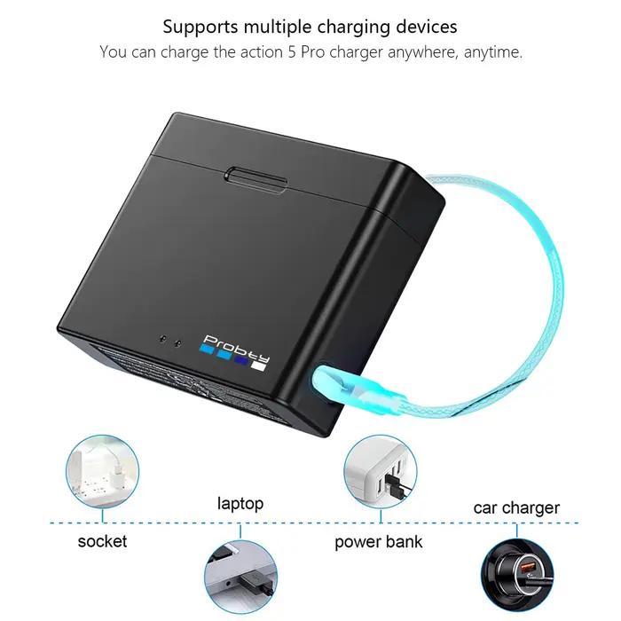 Chargeur de batterie pour DJI Osmo Action 5 Pro Action 3 4