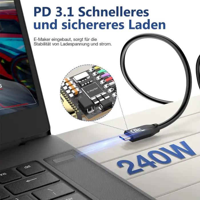 Câble USB C vers USB C 3.2