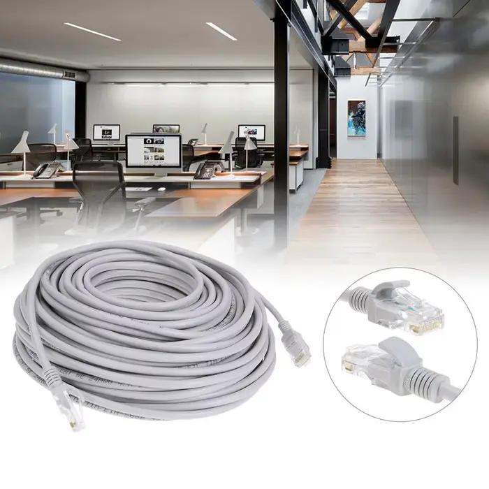 10m/15m/20m/25m/30m Câble Ethernet Haute Vitesse RJ45 Réseau LAN