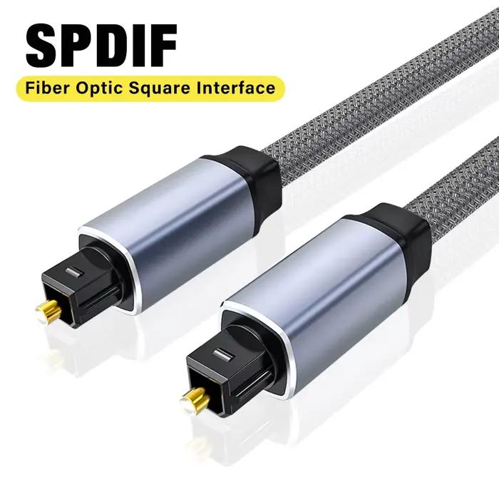 Câble audio optique numérique Toslink SPDIF coaxial pour amplificateurs lecteur Blu-ray Xbox PS4 TV barre de son câble en fibre optique longue durée occasions spéciales