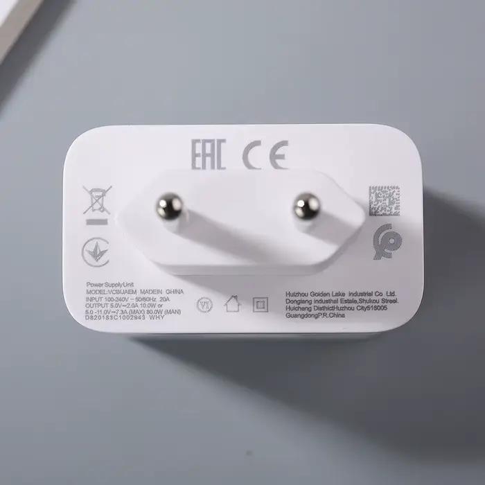 OPPO Reno 15 14 Pro 80W SuperVOOC chargeur ue charge rapide adaptateur secteur câble USB C