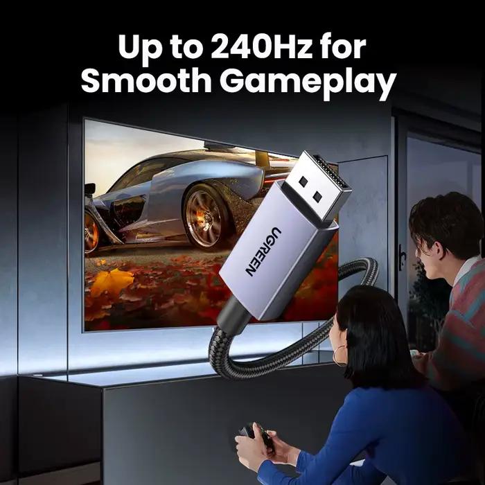 Câble DisplayPort 16K UGREEN pour Moniteurs et Téléviseurs Haute Qualité Gaming et Vidéo Professionnelle Occasions Spéciales