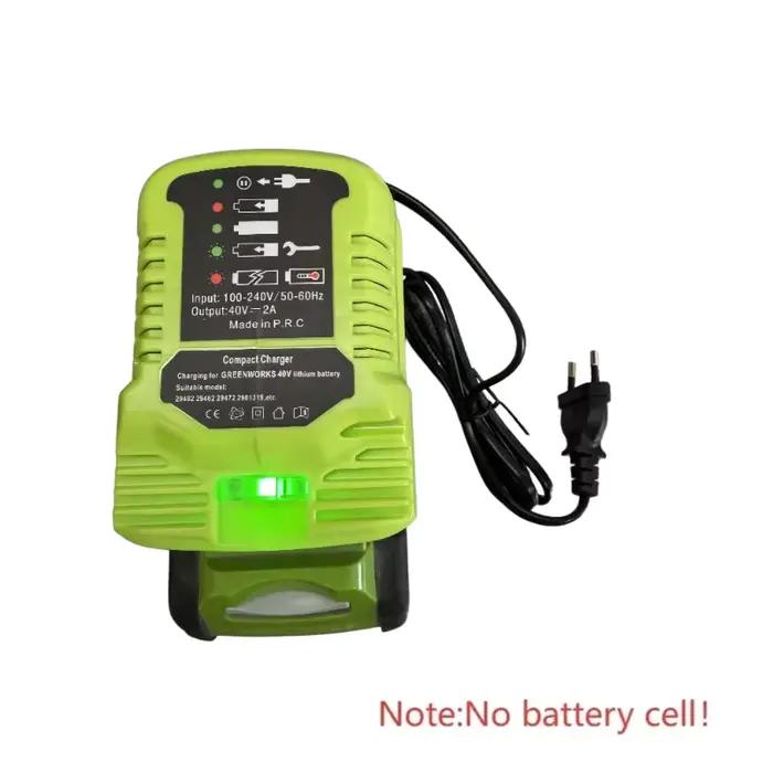 Chargeur rapide avec prise EU pour batterie Greenworks 40V
