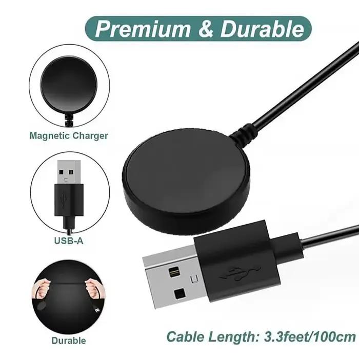 Chargeur de Montre Samsung Galaxy Watch 5 Pro 5/4/3 Active 2/1 Gear Sport S3 Portable Élégant Ignifugé Station de Recharge