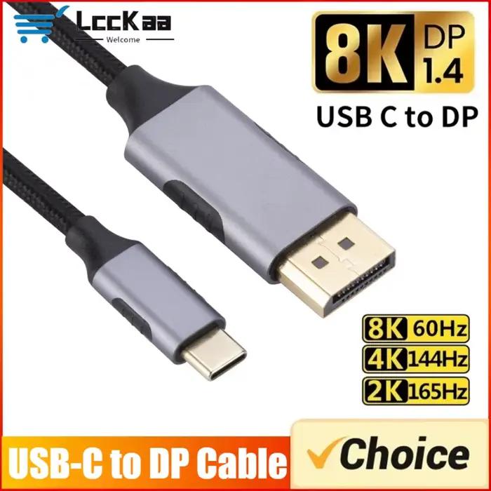Câble USB-C vers DisplayPort 8K@60Hz DP Type C 3.1
