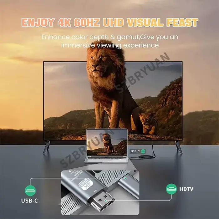 Câble USB C vers HDMI 4K 60Hz