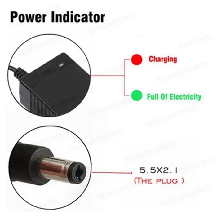Chargeur de batterie au lithium pour vélo électrique