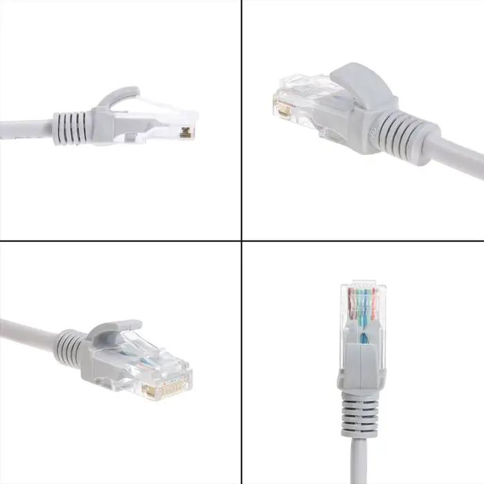 Câble Ethernet RJ45 haute vitesse 1m 100M pour connexion réseau rapide et stable pour routeur et ordinateur occasions spéciales