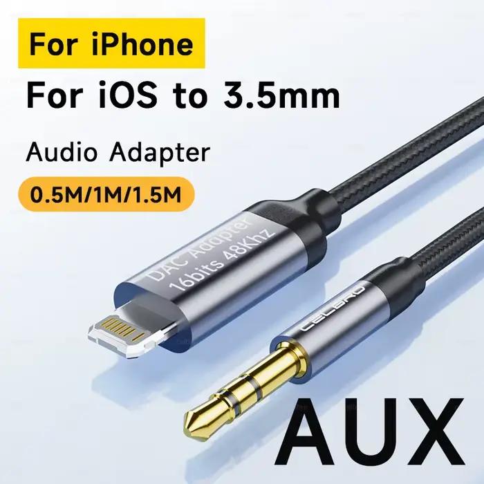 Adaptateur AUX pour Lightning Cat vers 3 5 MM