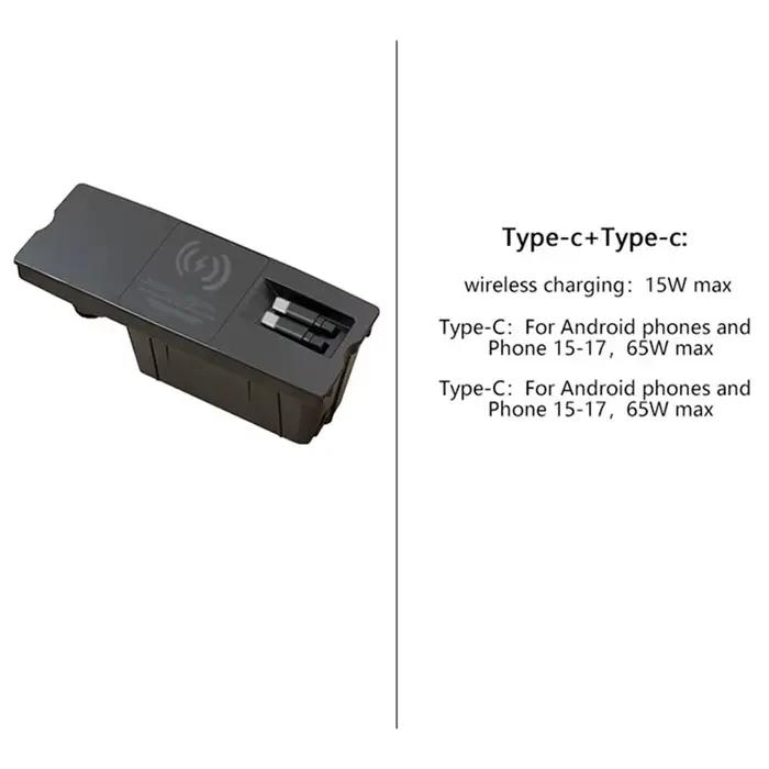 Câble de charge rapide sans fil pour voiture