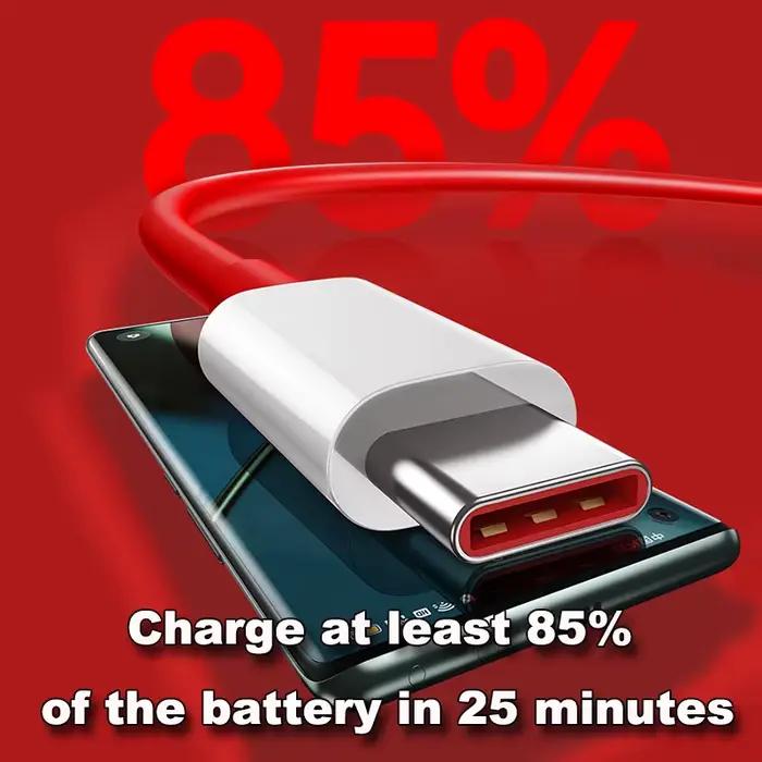 Oneplus 13 12 11 câble Original 80W Supervooc chaîne Charge Usb Type C