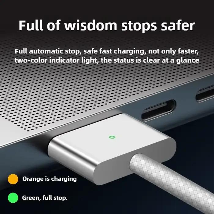 Câble de chargement PD type-c (USB-C) vers magsafe 1 2 3
